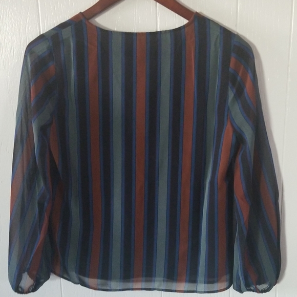 Madewell Striped Blouse - Picture 5 of 6